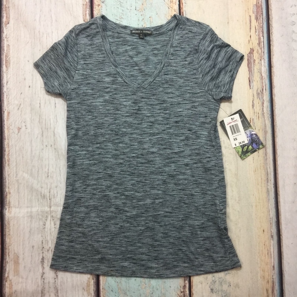 NWT Threads 4 Thought, Womens Vail V Neck Tee